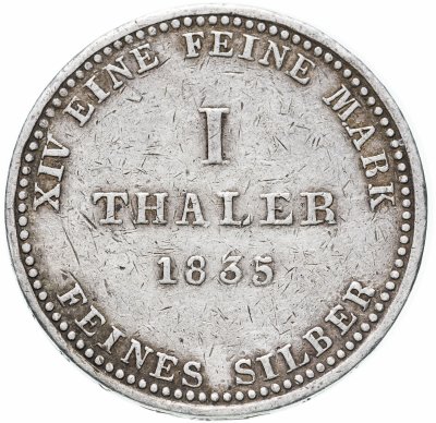 купить Ганновер 1 талер 1835