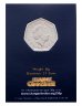 Купить Великобритания 50 пенсов 2019 "50 лет выпуска 50 пенсовой монеты"