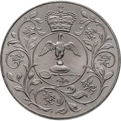 купить Великобритания 1 крона (25 новых пенсов) 1977 "25 лет правления Елизаветы II"