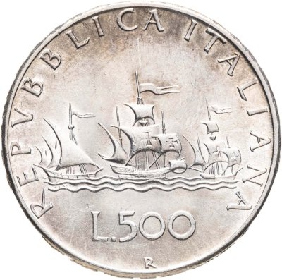 купить Италия 500 лир 1966