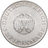 Купить Германия 3 рейхсмарки (reichsmark) 1929 "200 лет со дня рождения Готхольда Лессинга", знак монетного двора "A" — Берлин