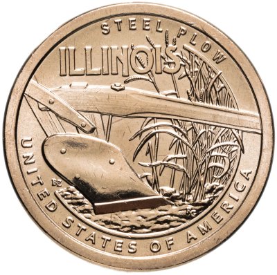 купить [НОВИНКА] США 1 доллар 2024 P «Американские инновации - Стальной плуг (Иллинойз)»