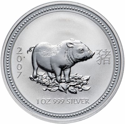 купить Австралия 1 доллар (dollar) 2007 "Китайский календарь - Год свиньи"