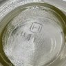 Купить Салатник зеленого цвета с рельефным каплевидным декором, цветное стекло, СССР, 1970-1990 гг.