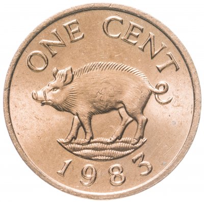 купить Бермуды 1 цент (cent) 1983