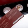 Купить Австралия 1 доллар 2012 набор из 4-х монет "Лунный календарь: год дракона" в футляре с сертификатом