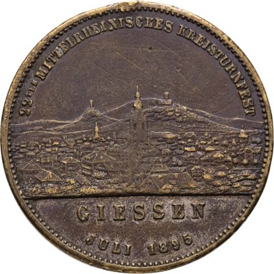 купить Германия жетон 1895 "Фестиваль в Гессене. Фридрих Людвиг Ян"