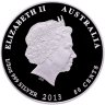 Купить Австралия 50 центов (cents) 2013 «Птицы Австралии - волнистый попугайчик»