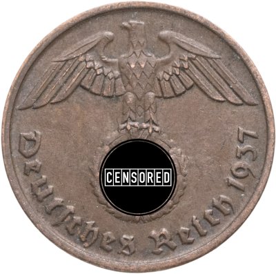 купить Германия, Третий рейх 2 рейхспфеннига (reichspfennig) 1937, знак монетного двора "А" - Берлин