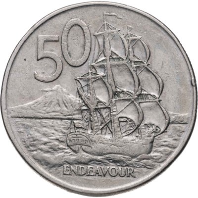 купить Новая Зеландия 50 центов (cents) 1971