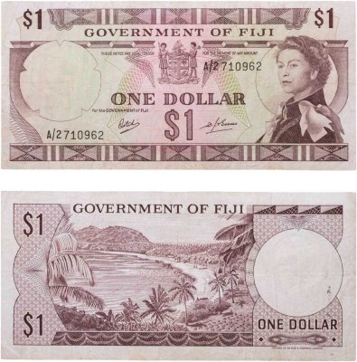 купить Фиджи 1 доллар 1969 года