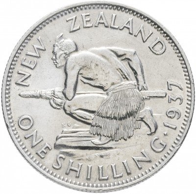 купить Новая Зеландия 1 шиллинг 1937