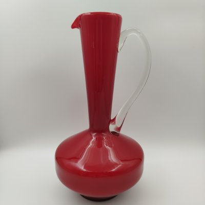 купить Кувшин ярко-красного оттенка, стекло, Западная Европа, 1960-1980 гг.