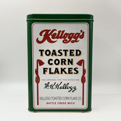 купить Банка подарочная (коллекционная) Kelloggs Corn Flakes, металл, США, 1992 г.