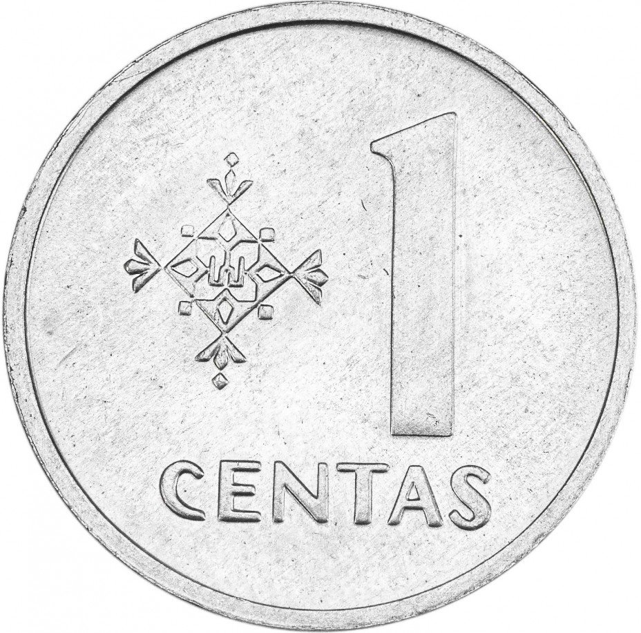 купить Литва 1 цент 1991