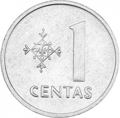 купить Литва 1 цент 1991