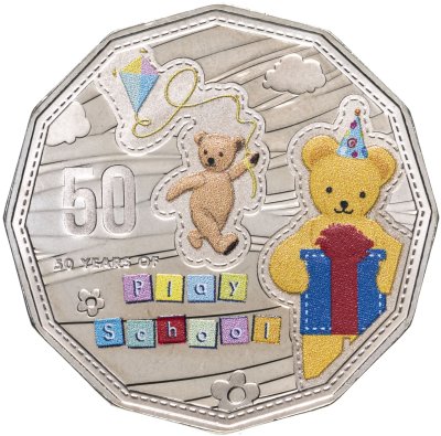 купить Австралия 50 центов 2016 "50 лет шоу "Play School" - Большой Тед"