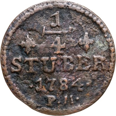 купить Юлих-Берг ¼ штюбера 1784
