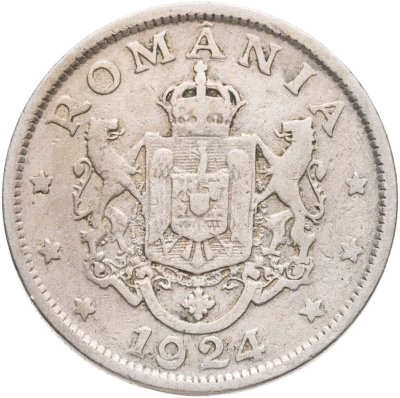 купить Румыния 2 лея (lei) 1924 Без отметки монетного двора