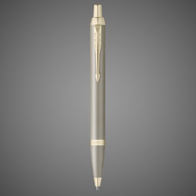 купить Ручка шариковая Parker Parker "IM Sandstone Champagne PVD Trim" синяя, 1,0мм, подарочная упаковка, Лаки и смолы: лак, латунь, 2026 г.
