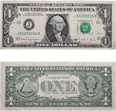 купить США 1 доллар 1988A (Pick 480b) J-Канзас