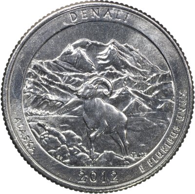 купить США 25 центов [Квотер] 2012 D [KM#523] "Национальный парк Денали - Denali [Alaska]"