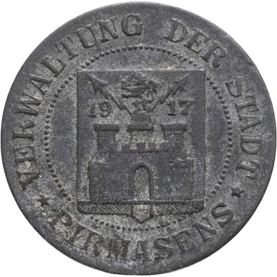 купить Германия "Пирмазенс" 5 пфеннигов 1917 нотгельд
