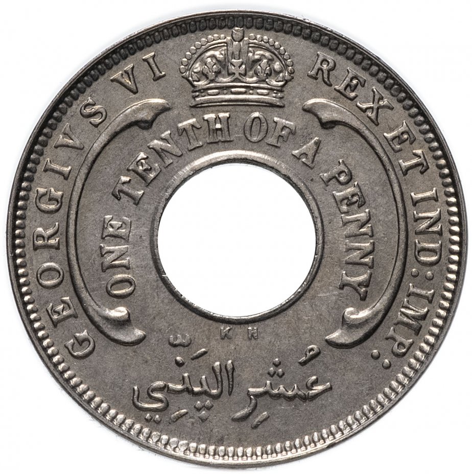 купить Британская Западная Африка 1/10 пенни 1946