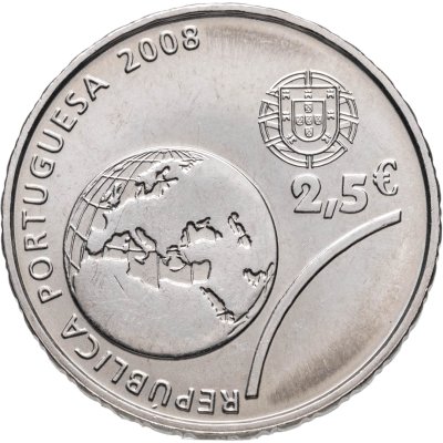 купить Португалия 2,5 евро (euro) 2008 "XXIX летние Олимпийские игры, Пекин 2008"