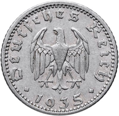 купить Германия, Третий рейх 50 рейхспфеннигов 1935 A