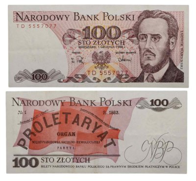 купить Польша 100 злотых 1988