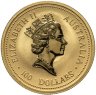 Купить Австралия 100 dollars (долларов) 1997 UNC "The Australian Gold Nugget - kangaroo (кенгуру)"