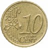 Купить Ирландия 10 евро центов (euro cent) 2002-2006, случайная дата