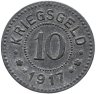 Купить Германия "Ламбрехт" 10 пфеннигов (pfennig) 1917 нотгельд