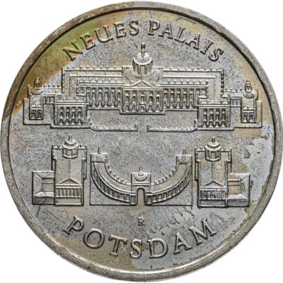 купить Германия (ГДР) 5 марок 1986 Новый дворец в парке Сан-Суси в Потсдаме