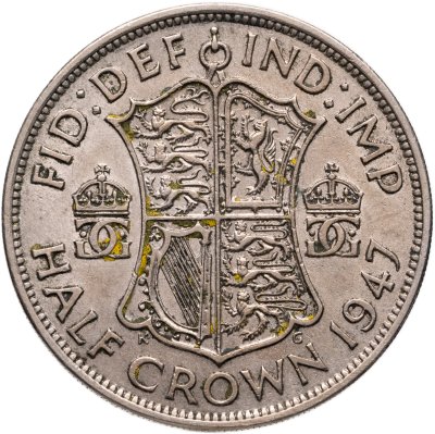купить Великобритания 1/2 кроны (crown) 1947