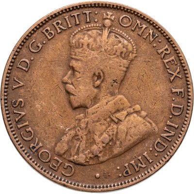 купить Австралия 1/2 пенни (penny) 1917