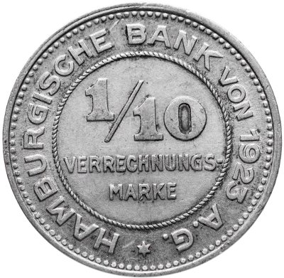 купить Германия (Гамбург) нотгельд 10 пфеннигов (1/10 марки) 1923