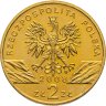 Купить Польша 2 злотых 2008 "Животный мир Польши: Сокол Сапсан"