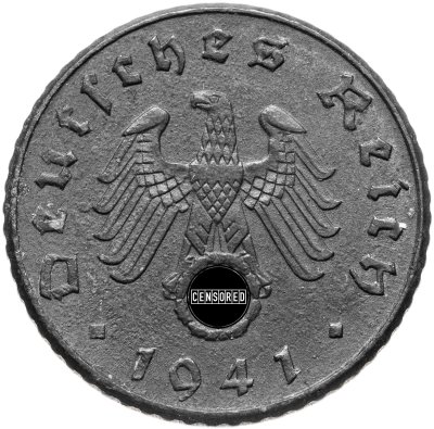 купить Германия (Третий рейх) 5 рейхспфеннигов (reichspfennig) 1941, знак монетного двора: "A" - Берлин