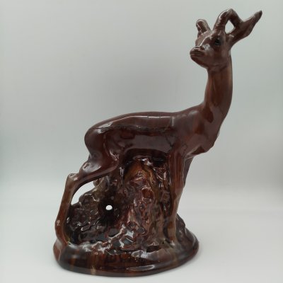 купить Статуэтка "Косуля", ЛОХФ РСФСР, керамика, поливы, СССР, 1960-1970 гг.