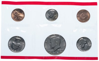 купить США годовой набор 1988 D (5 монет + жетон)
