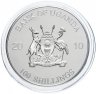 Купить Уганда 100 шиллингов 2010 "Животные-людоеды - тигр"