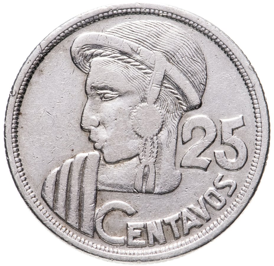 купить Гватемала 25 сентаво (centavos) 1956