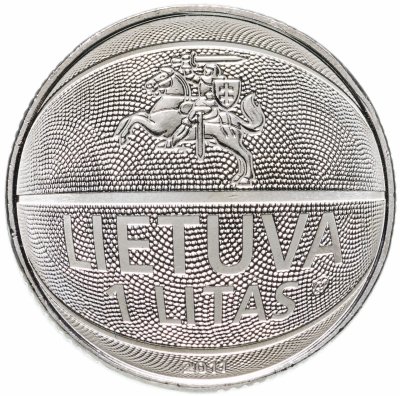 купить Литва 1 лит (litas) 2011 Чемпионат мира по Баскетболу