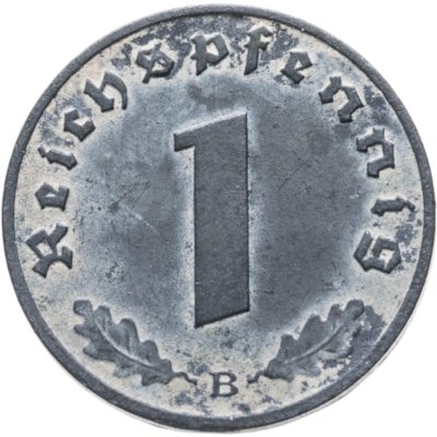 купить Германия, Третий Рейх 1 рейхспфенниг 1944 D