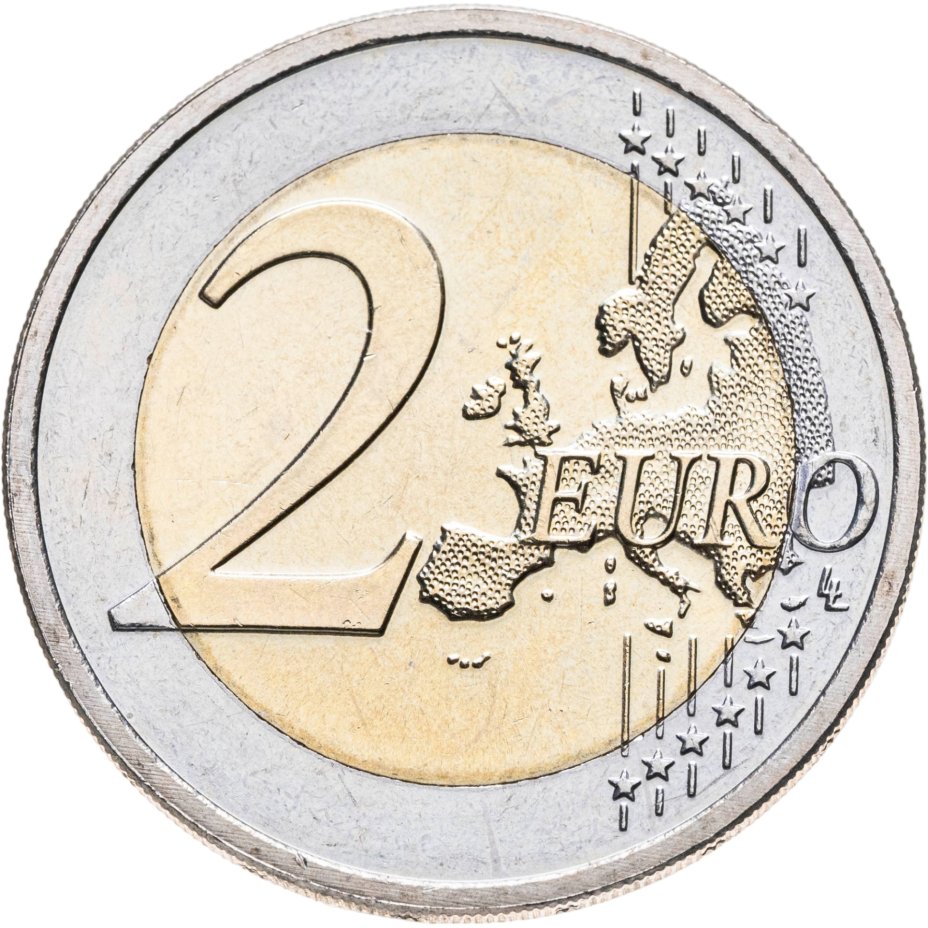 Монета Люксембург 2 евро 2017 