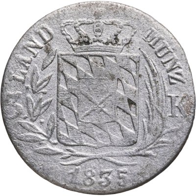 купить Бавария 3 крейцера 1835