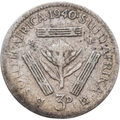 купить ЮАР 3 пенса (pence) 1940