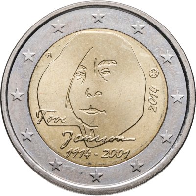 купить Финляндия 2 евро 2014 "100 лет со дня рождения Туве Янссон"